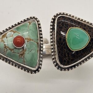 Double Stone on Stone Ring #612