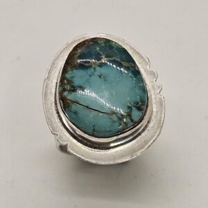 Turquoise & Sterling Silver Ring #639