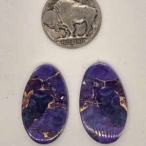 Earring Pair Mojave Purple