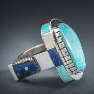 #635 Inlay Ring Size 9.5