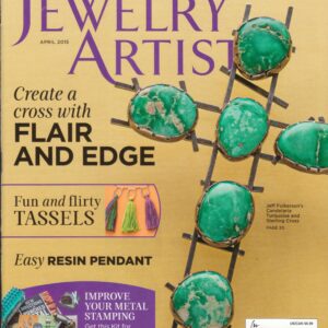 #504 Sterling Silver Cross w/Candelaria Turquoise