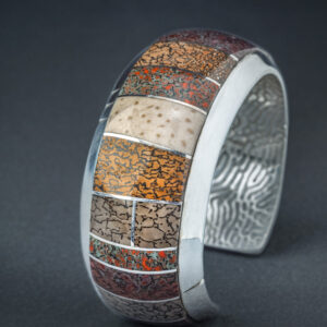 #206 Sterling Silver Inlay Cuff