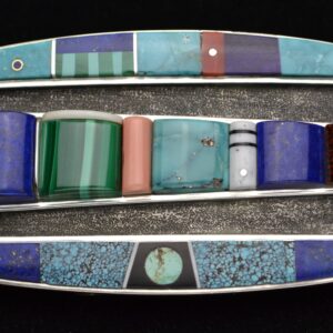 #903 Sterling Inlay Belt Buckle